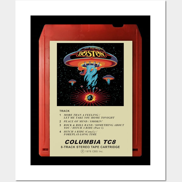 Boston Band 8-Track Wall Art by counting crasher